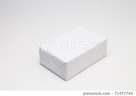 White box gift on white background White box gift on white background 71457749