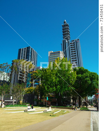 Renewed Hisaya Odori Park Lawn Square Buildings 71458431
