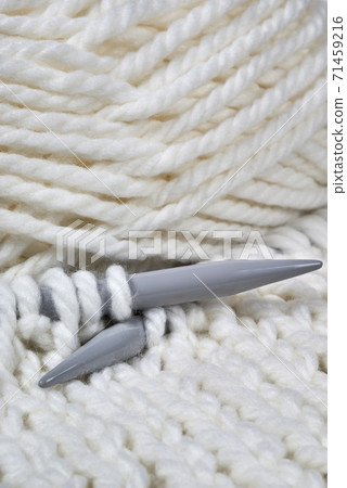 white wool knitted with spokes, handmade white wool knitted with spokes, handmade 71459216