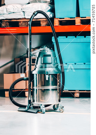cleaning machine professional. industrial vacuum cleaners on a factory 71459785