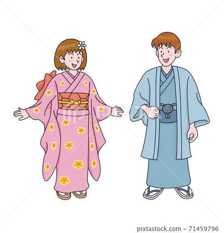 Youth in kimono 71459796