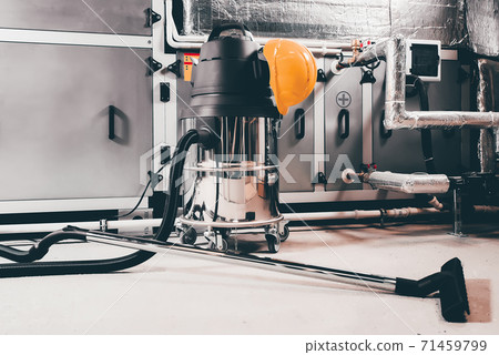 cleaning machine professional. industrial vacuum cleaners on a factory 71459799