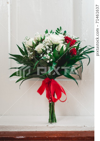 wedding bouquets on a white background 71461637