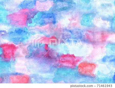 pink blue watercolor background with alternating blurred stains pink blue watercolor background with alternating blurred stains 71461943