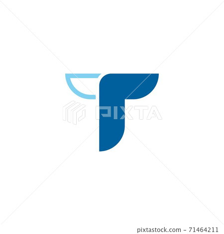 T Letter Vector icon design 71464211