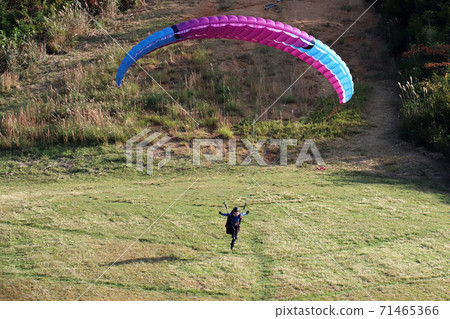 Paragliding experience flight (Tamba City, Hyogo Prefecture) 71465366