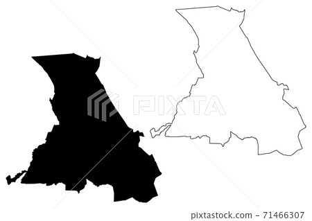 Map Of Nandi County Nandi County (Republic Of Kenya, Rift Valley... - Stock Illustration  [71466307] - Pixta