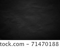 Abstract black background with crumpled paper 71470188