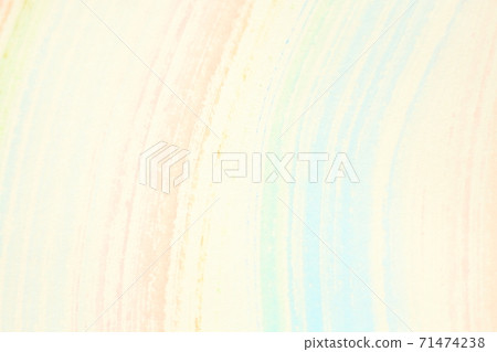 彩虹色抽象背景，柔和的線條，水彩畫 71474238