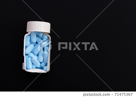 "PrEP" ( Pre-Exposure Prophylaxis). used to prevent HIV on dark background. 71475367