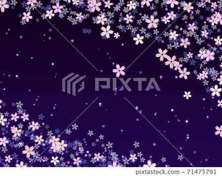 Night cherry blossom background wallpaper Night cherry blossom background wallpaper 71475791