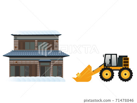 House and snowplow 71478846