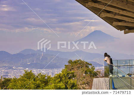 Scenery from Nihondaira Dream Terrace Mt. Fuji Shizuoka City 71479713