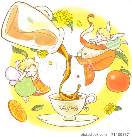 仙子下午茶時間/橙色 仙子下午茶時間/橙色 71480587