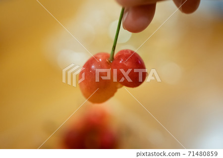 Twin cherries Twin cherries 71480859