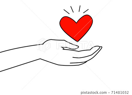 Heart hand Heart hand 71481032