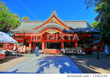 [Miyazaki Prefecture] Qingdao Shrine under fine weather 71481239