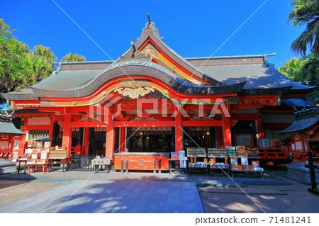 [Miyazaki Prefecture] Qingdao Shrine under fine weather 71481241