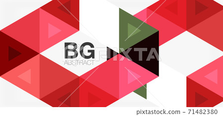 Mosaic triangle pattern abstract background for cover, banner, flyer and poster and other template Mosaic triangle pattern abstract background for cover, banner, flyer and poster and other template 71482380