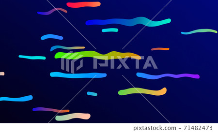 A trendy background of glowing curved lines or stripes on dark blue A trendy background of glowing curved lines or stripes on dark blue 71482473
