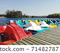 trakai pedal boat ship lithuania 71482787