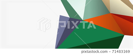 3d mosaic abstract backgrounds, low poly shape geometric design 3d mosaic abstract backgrounds, low poly shape geometric design 71483169