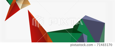 3d mosaic abstract backgrounds, low poly shape geometric design 3d mosaic abstract backgrounds, low poly shape geometric design 71483170