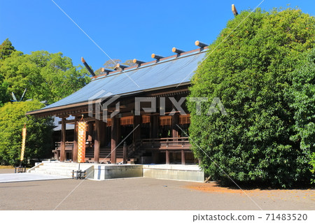 [宮崎縣]宮崎神宮在晴朗的天氣下 71483520