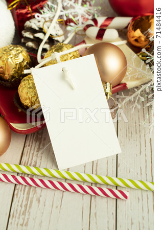 Christmas label mock-up Christmas label mock-up 71484416