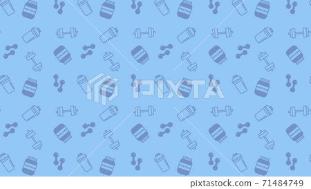 Protein and muscle training pattern background... - Stock Illustration ...