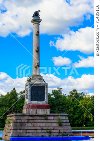 Chesme column in the Catherine Park in Tsarskoye Selo, Pushkin, Russia Chesme column in the Catherine Park in Tsarskoye Selo, Pushkin, Russia 71485116