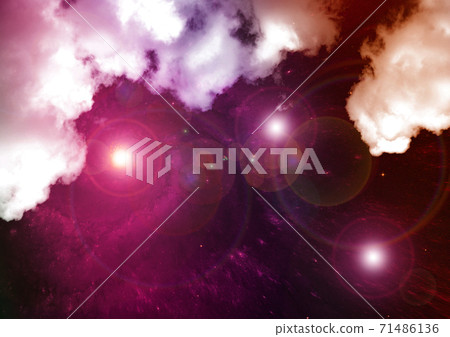 galaxy in a free space. 3D rendering galaxy in a free space. 3D rendering 71486136