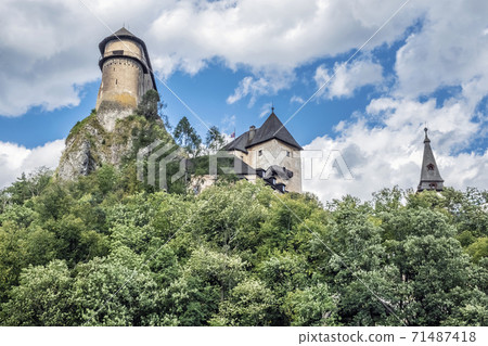 Orava castle ruins, Slovakia, travel destination 71487418