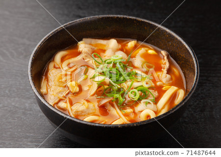 Pork kimchi udon Pork kimchi udon 71487644