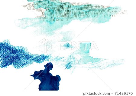 One day sky - Stock Illustration [71489170] - PIXTA