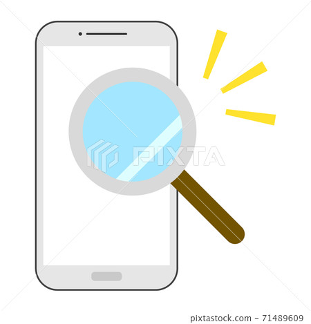 Image of doing research on a smartphone Image of doing research on a smartphone 71489609
