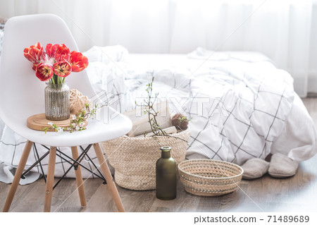 Home decor items in the interior of the room Home decor items in the interior of the room 71489689