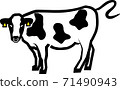 A cow 71490943