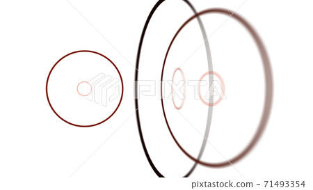 CG circle: Multiple rotating rings - Stock Illustration [71493354] - PIXTA
