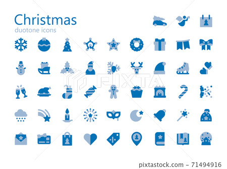Christmas duotone iconset Christmas duotone iconset 71494916