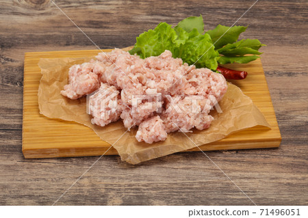 Homemade pork minced meat for cooking Homemade pork minced meat for cooking 71496051