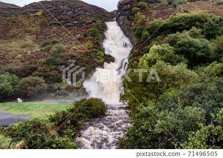Assaranca Waterfall by Ardara in County Donegal - Ireland 71496505