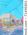 [Anime style] Hokkaido Hakodate Scenery around Hakodate Morning Market 71496801