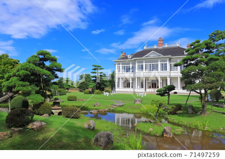 [鳥取縣]晴天下的二福閣 71497259