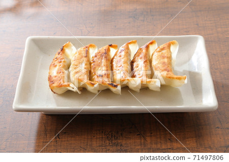 Grilled dumplings on the table 71497806