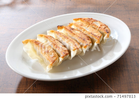 Grilled dumplings on the table 71497813
