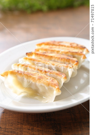 桌上的烤餃子 桌上的烤餃子 71497815