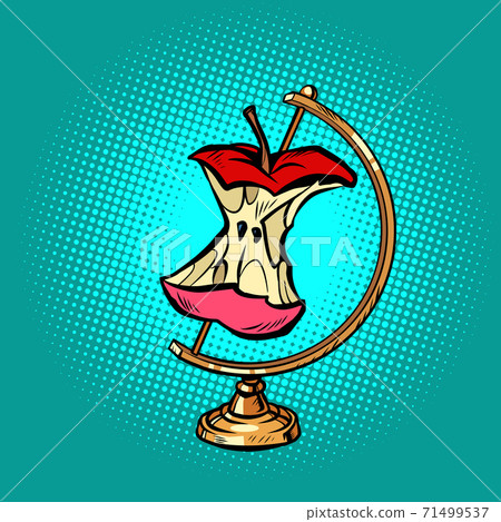 globe international apple core, food waste globe international apple core, food waste 71499537