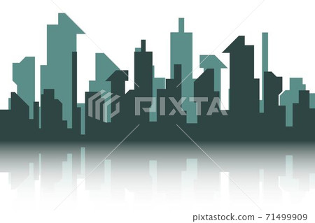 City landscape background vector illustration - Stock Illustration ...
