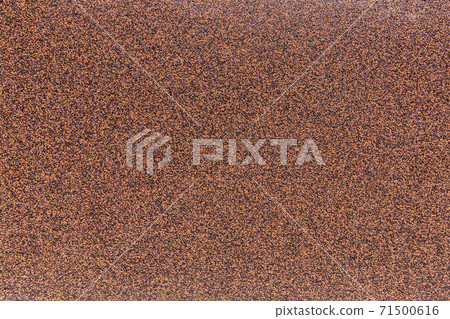 ruberoid texture of roofing material bituminous coating with stone chips to protect the roof of the house from moisture and rain, roofing material surface closeup. 71500616